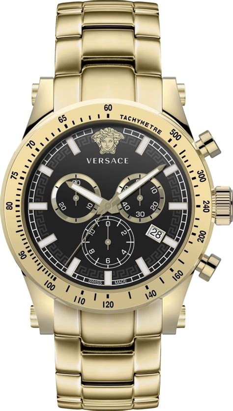 versace chrono sporty watch|Versace watch unisex.